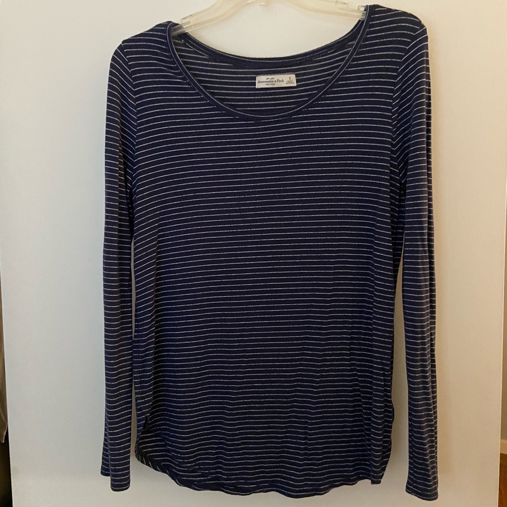 Abercrombie Long sleeve stripped shirt